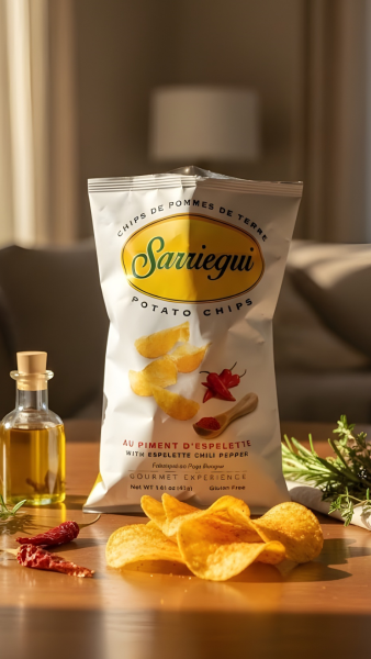 Sarriegui Chips mit Piment d'Espelette Paprika 40g
